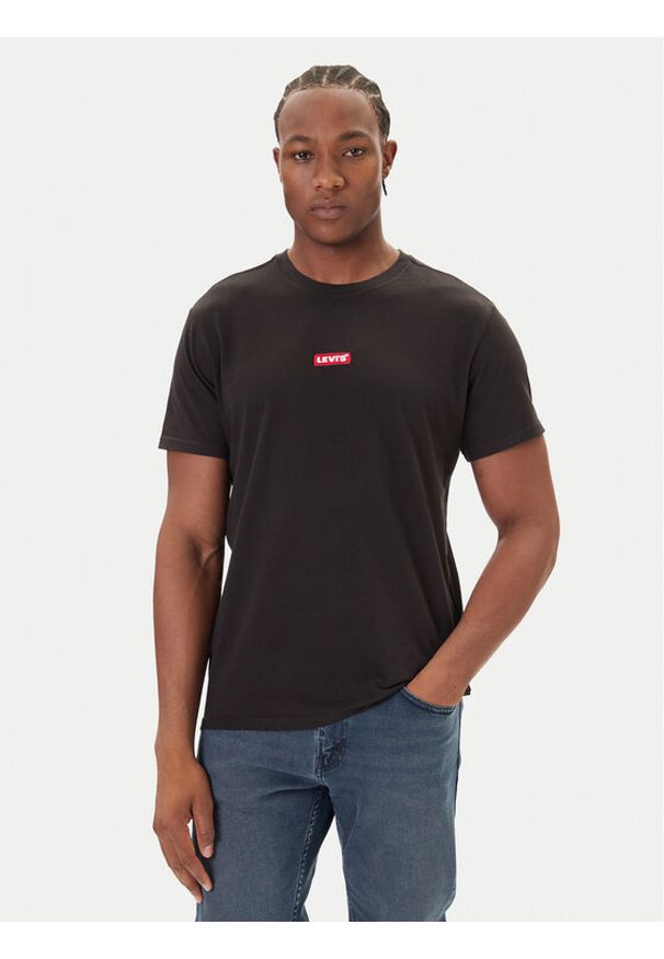 Levi's® T-Shirt Baby Tab 79554-0025 Czarny Loose Fit. Kolor: czarny. Materiał: bawełna