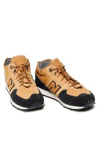 New Balance Sneakersy GV574HXB Brązowy. Kolor: brązowy. Materiał: zamsz, skóra