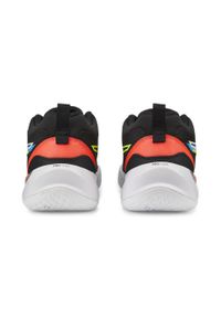 Buty halowe Puma Playmaker Pro. Kolor: wielokolorowy, czarny, zielony. Materiał: materiał, syntetyk, tkanina