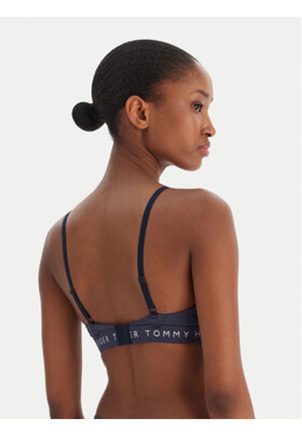 TOMMY HILFIGER - Tommy Hilfiger Biustonosz braletka UW0UW06040 Granatowy. Kolor: niebieski. Materiał: bawełna