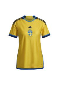 Adidas - Sweden 22 Home Jersey. Kolor: żółty. Materiał: jersey