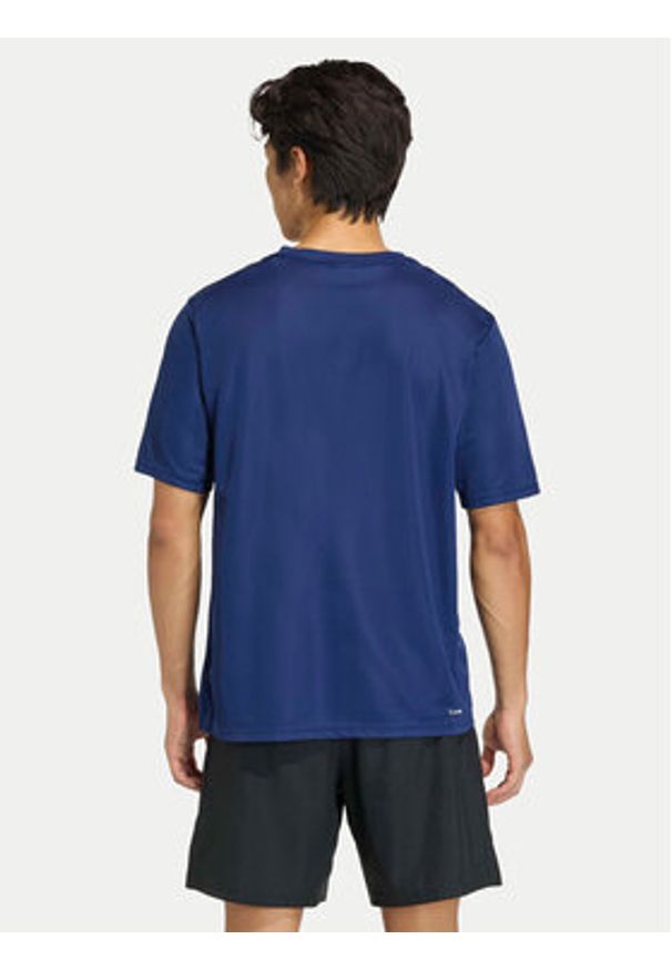 Adidas - adidas Koszulka techniczna Workout Essentials Base KD5457 Granatowy Regular Fit. Kolor: niebieski. Materiał: syntetyk