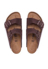 Birkenstock Klapki Arizona Bs 1022457 Brązowy. Kolor: brązowy. Materiał: zamsz, skóra #3