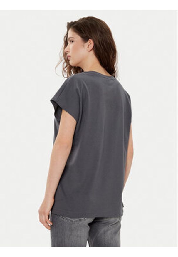 JJXX T-Shirt Wilma 12274694 Szary Boxy Fit. Kolor: szary. Materiał: bawełna