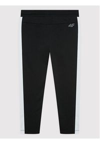 4f - 4F Spodnie dresowe HJL22-JSPMD002 Czarny Regular Fit. Kolor: czarny. Materiał: bawełna #3