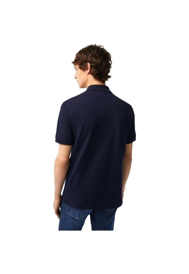 Lacoste Model L1212 Short Sleeved Ribbed Collar S Kolor Niebieski. Typ kołnierza: polo. Kolor: niebieski. Materiał: tkanina
