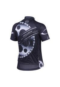 MADANI - Koszulka rowerowa męska madani. Kolor: szary, czarny, wielokolorowy. Sport: kolarstwo