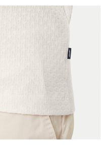 JOOP! Polo Roni 10100056 30100501 Écru Regular Fit. Typ kołnierza: polo. Kolor: kremowy. Materiał: bawełna #3