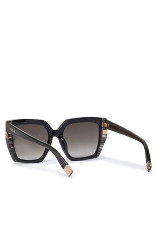 Furla Okulary przeciwsłoneczne WD00126 A.0116 3830S Czarny. Kolor: czarny