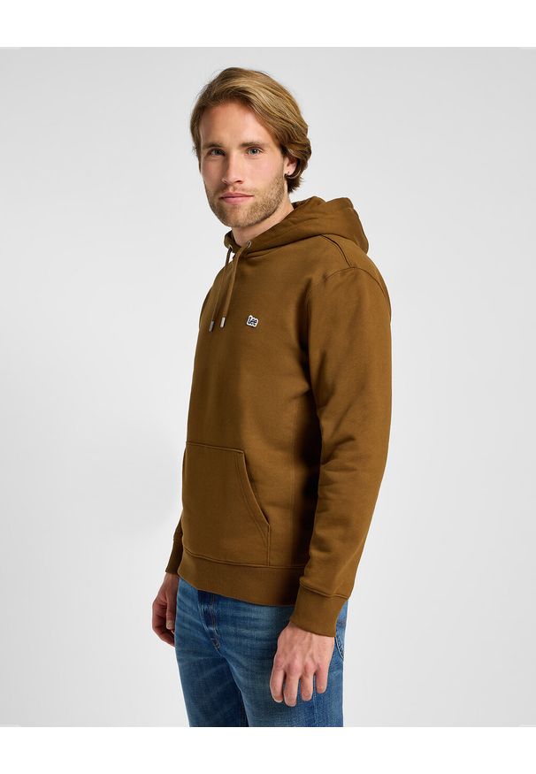 Lee - LEE MĘSKA BLUZA PLAIN HOODIE BUFFALO 112355742 L80Y008538