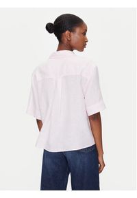 TOMMY HILFIGER - Tommy Hilfiger Koszula WW0WW44720 Różowy Relaxed Fit. Kolor: różowy. Materiał: len #4