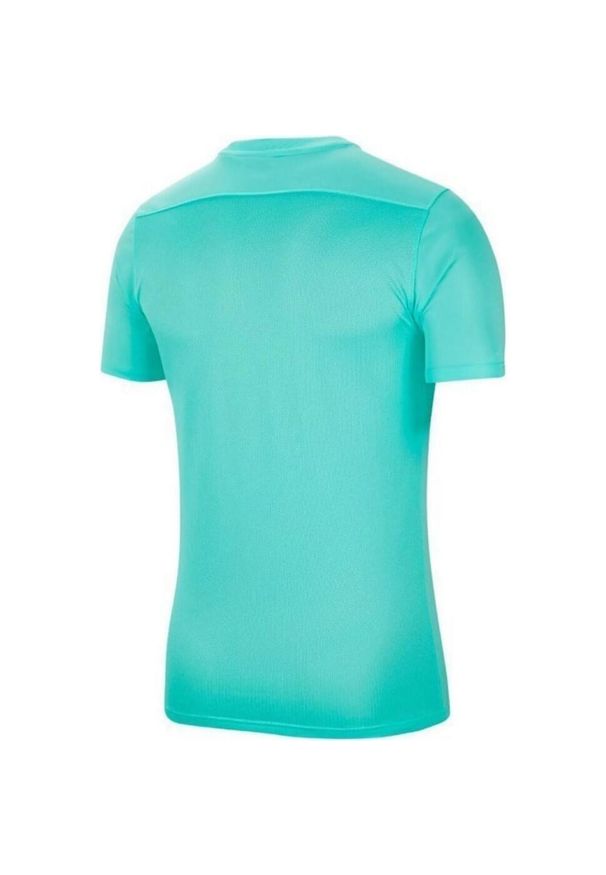 Nike - Męska Koszulka Z Krótkim Rękawem Dry Park VII. Kolor: zielony. Długość rękawa: krótki rękaw. Długość: krótkie. Sport: turystyka piesza