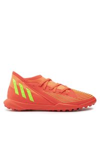 Adidas - adidas Buty Predator Edge.3 Tf J GV8503 Koralowy. Kolor: pomarańczowy. Materiał: materiał