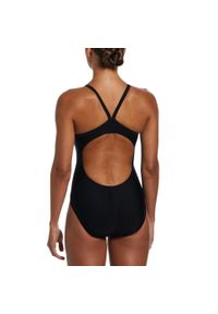 Strój pływacki jednoczęściowy damski Nike Solid Racerback. Kolor: czarny