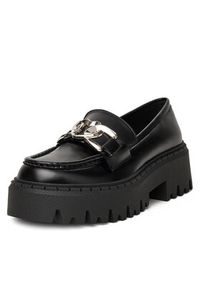 DeeZee Loafersy 25365-7 Czarny. Kolor: czarny. Materiał: skóra