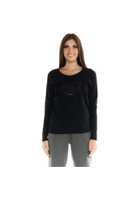 LEONE 1947 APPAREL - Damska koszulka Leone z długim rękawem Scooter. Kolor: czarny. Materiał: tkanina. Długość rękawa: długi rękaw. Długość: długie #1