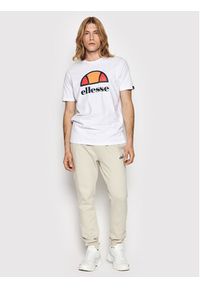 Ellesse T-Shirt Dyne SXG12736 Biały Regular Fit. Kolor: biały. Materiał: bawełna #4