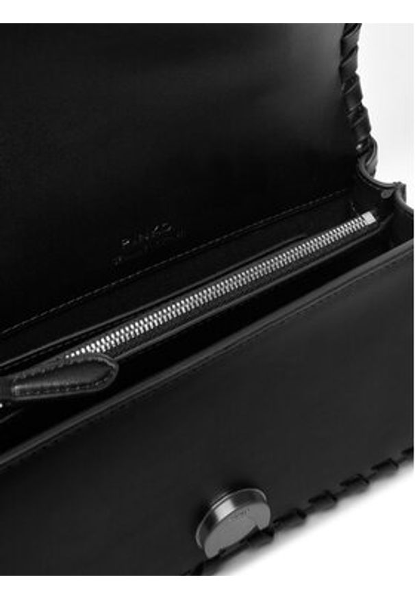 Pinko - PINKO Torebka Love One Mini Cl. AI 25-26 PLTT 100059 A2OR Czarny. Kolor: czarny. Materiał: skórzane