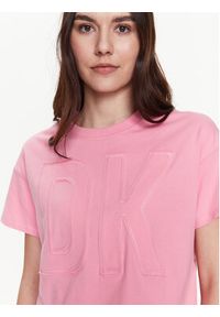 DKNY Sport T-Shirt DP3T9218 Różowy Classic Fit. Kolor: różowy. Materiał: bawełna. Styl: sportowy #5