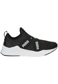 Buty do chodzenia damskie Puma Wired Run Slipon Wmns. Zapięcie: sznurówki. Kolor: czarny. Materiał: materiał. Szerokość cholewki: normalna. Sport: turystyka piesza, bieganie