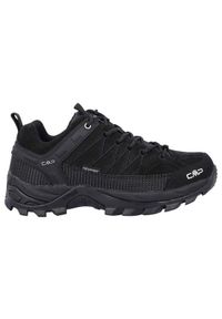 Buty trekkingowe męskie CMP Rigel Low Trekking Wp. Zapięcie: sznurówki. Kolor: czarny, brązowy, wielokolorowy. Materiał: guma, syntetyk, tkanina, materiał. Szerokość cholewki: normalna. Styl: sportowy
