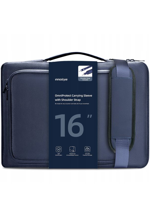 Innostyle - INNOSTYLE TORBA NA LAPTOPA 15 6 16 WODOODPORNA ETUI CASE OMNIPROTECT PASEK