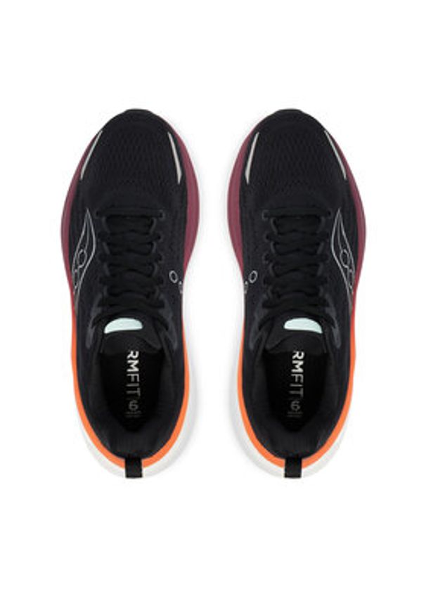 Saucony Buty do biegania Hurricane 25 S21026 Czarny. Kolor: czarny. Materiał: materiał