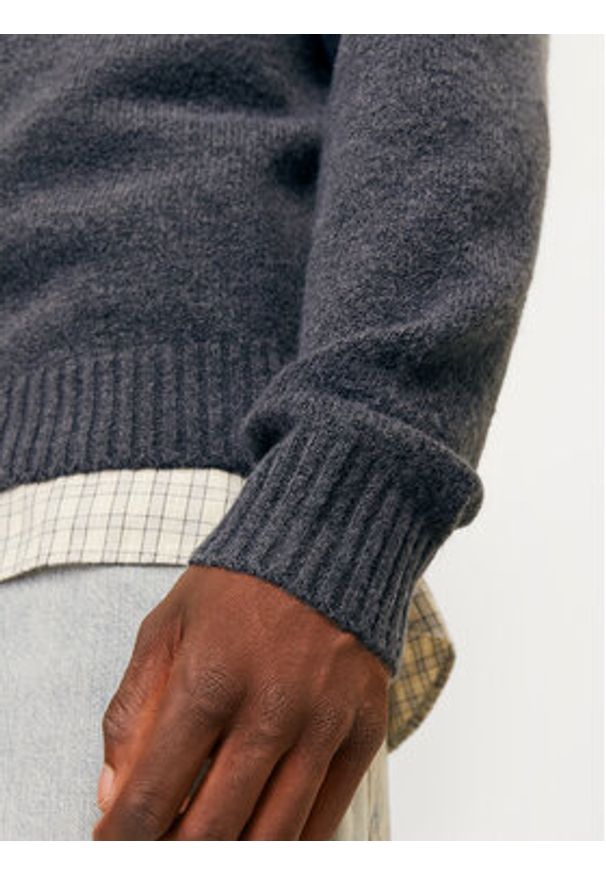 Jack & Jones - Jack&Jones Sweter Ollie 12241817 Szary Relaxed Fit. Kolor: szary. Materiał: syntetyk