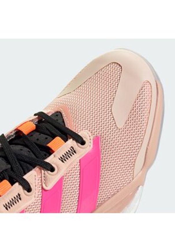 Adidas - adidas Buty halowe Stabil 16 JR9540 Różowy. Kolor: różowy. Materiał: materiał