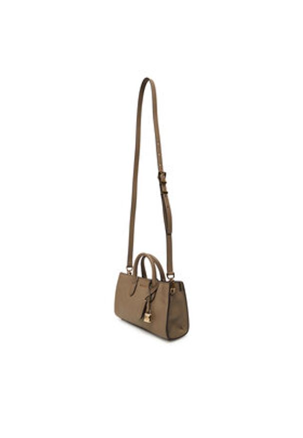 MICHAEL Michael Kors Torebka Scarlett 32F4GETC0L Beżowy. Kolor: beżowy. Materiał: skórzane