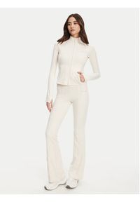 Guess Spodnie dresowe V5RB15 KCD02 Écru Regular Fit. Materiał: syntetyk #4