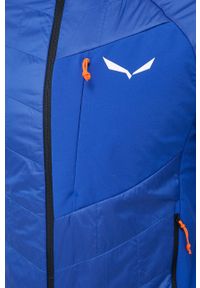 Salewa kurtka sportowa Ortles Hybrid kolor niebieski przejściowa. Kolor: niebieski. Materiał: wełna, poliester, włókno, materiał. Styl: sportowy #7