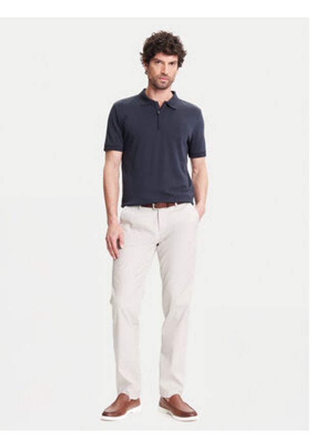 Pierre Cardin Chinosy C3 33730.1060 Szary Slim Fit. Kolor: szary. Materiał: syntetyk