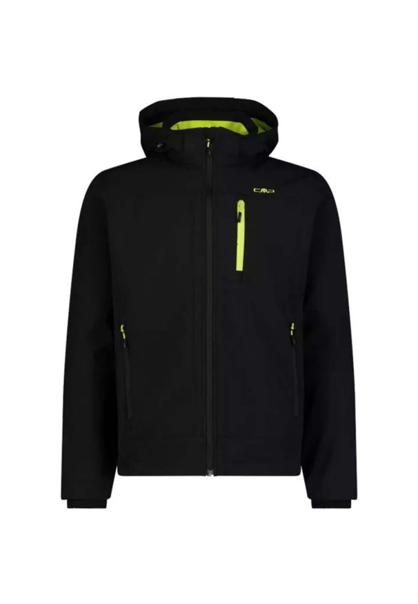 CAMPAGNOLO - Kurtka softshell męska CMP 3A01787N. Kolor: czarny. Materiał: softshell