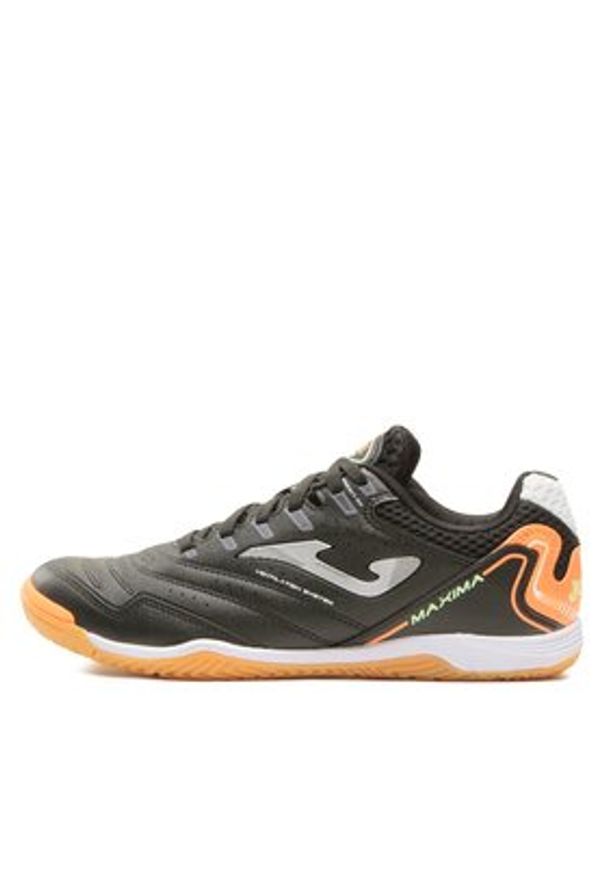 Joma Buty do piłki nożnej Maxima 2301 MAXS2301IN Czarny. Kolor: czarny. Materiał: skóra