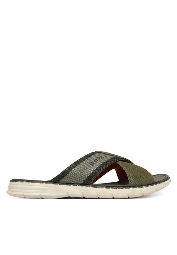 Bugatti Klapki 315A32861469 Zielony. Kolor: zielony. Materiał: skóra