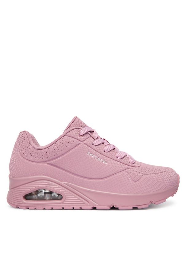 skechers - Skechers Sneakersy Uno 177861/MVE Różowy. Kolor: różowy. Materiał: skóra