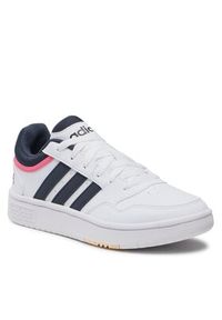 Adidas - adidas Sneakersy Hoops 3.0 GW3037 Biały. Kolor: biały. Materiał: syntetyk