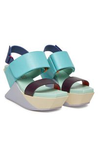 United Nude Sandały Delta Wedge Sandal 1041387716 Kolorowy. Materiał: skóra. Wzór: kolorowy