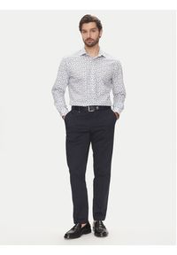 Pierre Cardin Koszula C6 11004.0409 Granatowy Modern Fit. Kolor: niebieski. Materiał: bawełna