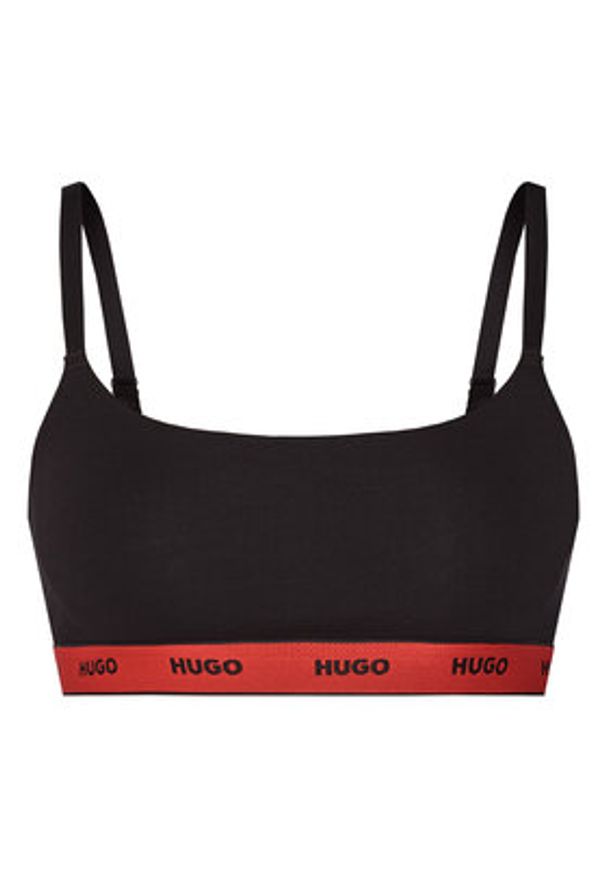 Hugo - HUGO Komplet biustonoszy topów Twin 50545691 Czarny. Kolor: czarny. Materiał: bawełna