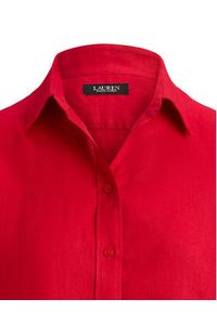 Lauren Ralph Lauren - LAUREN RALPH LAUREN Koszula 200782777073 Czerwony Relaxed Fit. Kolor: czerwony. Materiał: len #3