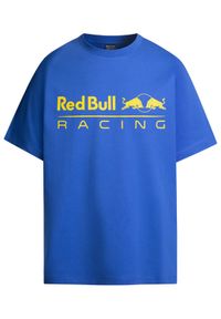 Pepe Jeans T-Shirt Red Bull Racing Logo Print 2025 Niebieski Regular Fit. Kolor: niebieski. Materiał: bawełna. Wzór: nadruk