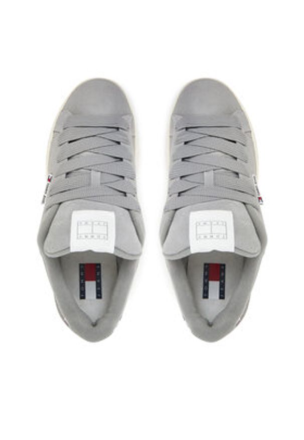 Tommy Jeans Sneakersy Tjm Skater Sneaker EM0EM01607 Szary. Kolor: szary. Materiał: skóra, zamsz