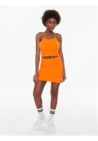 Calvin Klein Jeans Top J20J221011 Pomarańczowy Slim Fit. Kolor: pomarańczowy. Materiał: syntetyk #4