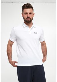 EA7 Emporio Armani - Polo męskie EA7 EMPORIO ARMANI. Typ kołnierza: polo