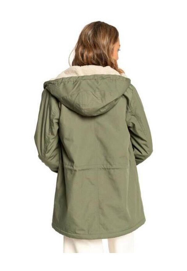 Kurtka zimowa damska Billabong So Easy parka. Kolor: zielony. Sezon: zima. Sport: turystyka piesza