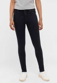 Damskie Spodnie Jeansowe Mustang Style Shelby Skinny Denim Black 1015976 4000 802