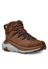 HOKA - Hoka Trekkingi Kaha 2 GTX GORE-TEX 1123155 Brązowy. Kolor: brązowy. Materiał: nubuk, skóra. Technologia: Gore-Tex. Sport: turystyka piesza