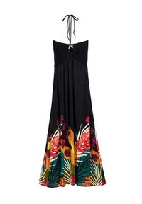 Desigual Sukienka letnia Belice 25SWMW08 Czarny Regular Fit. Kolor: czarny. Materiał: wiskoza. Sezon: lato #4
